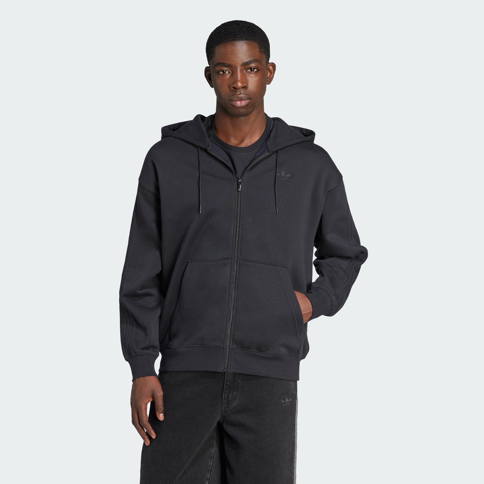 adidas men adidas Adicolor Oversize Full-Zip Hoodie