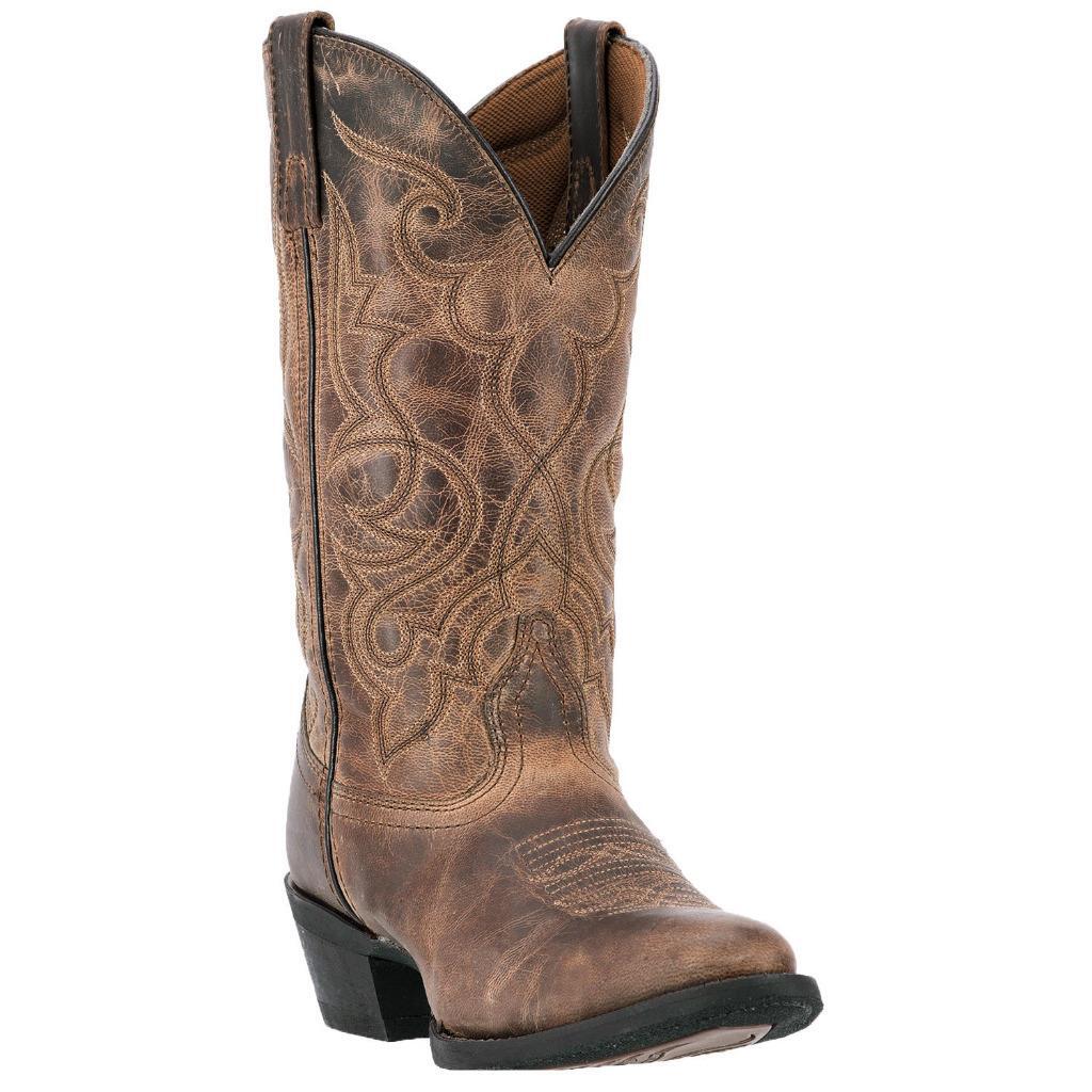 LAREDO MADDIE 11″ TAN DISTRESED WOMEN’S LEATHER WESTERN BOOTS 51112 NEW NIB