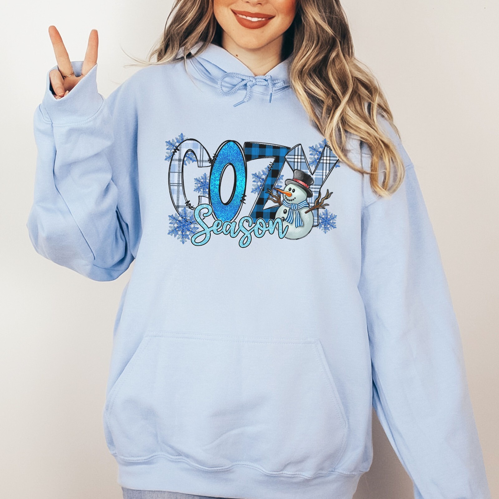 Cozy Season Winter Holiday Women Sweatshirt Hoodie S M L XL 2XL 3XL 4XL 5XL