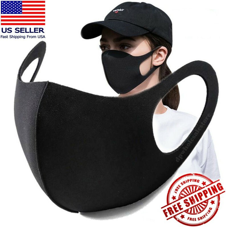 3x Face Mask Reusable Washable Covering Masks Men Women Protective Unisex