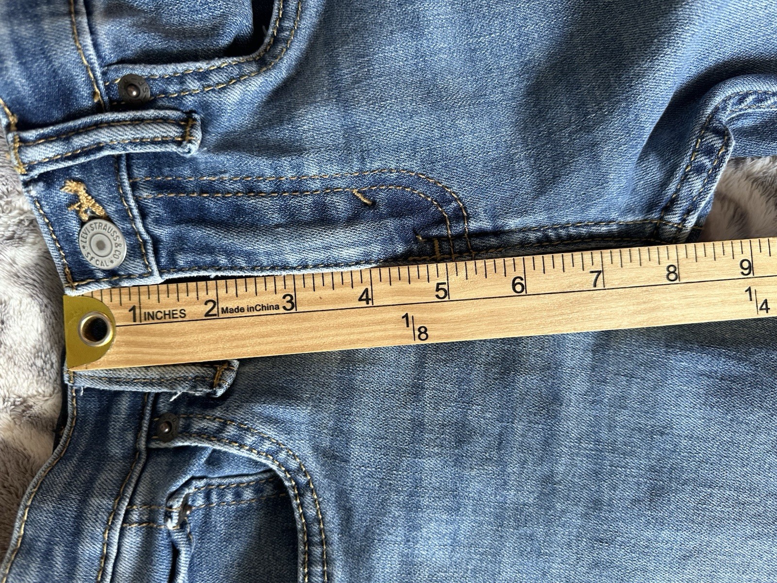 Levi’s 511 Boys Stretch Jeans Size 10 Reg 25×26 Adjustable Waist Blue