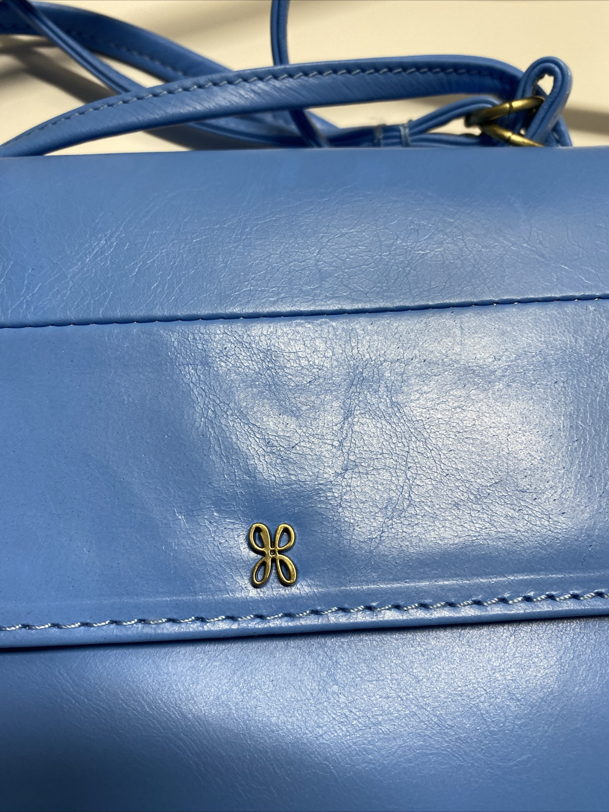HOBO Jill Wallet Women’s Crossbody Bag Purse in Tranquil Blue