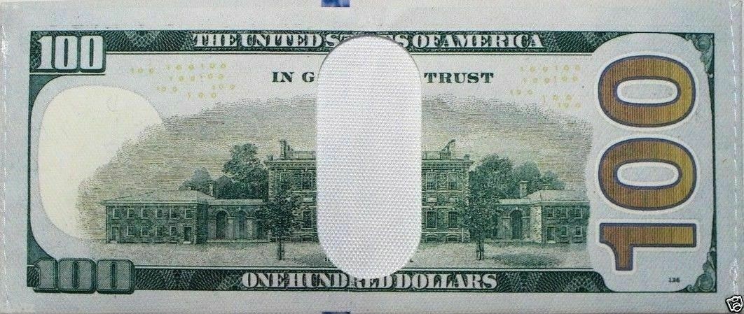 $100 Hundred Dollar Bill Wallet Money Thin Bi-Fold Card Holder – US SELLER