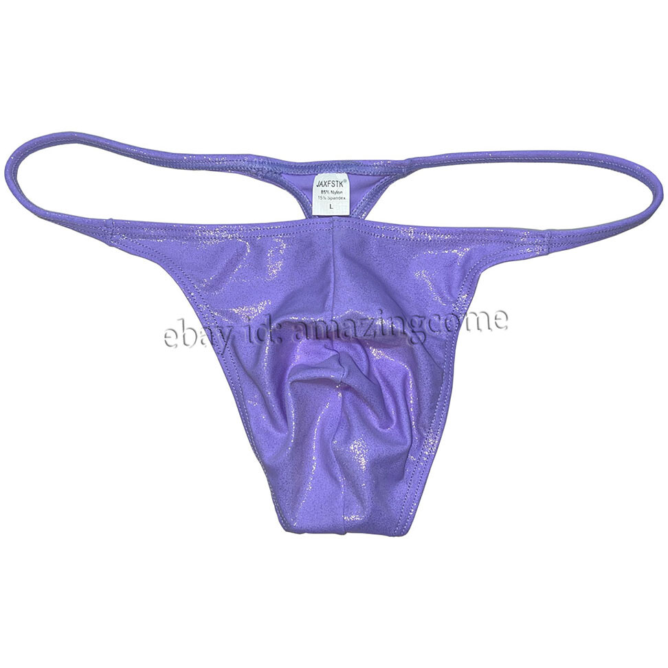 Men Gloss G-string Thong Underwear Classics Pouch T-back Elastic Sex Swim Tangas