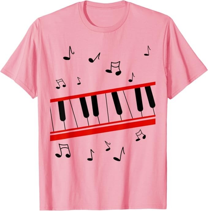 Retro 1980s Beat It Piano T-Shirt cartoon version T-Shirt