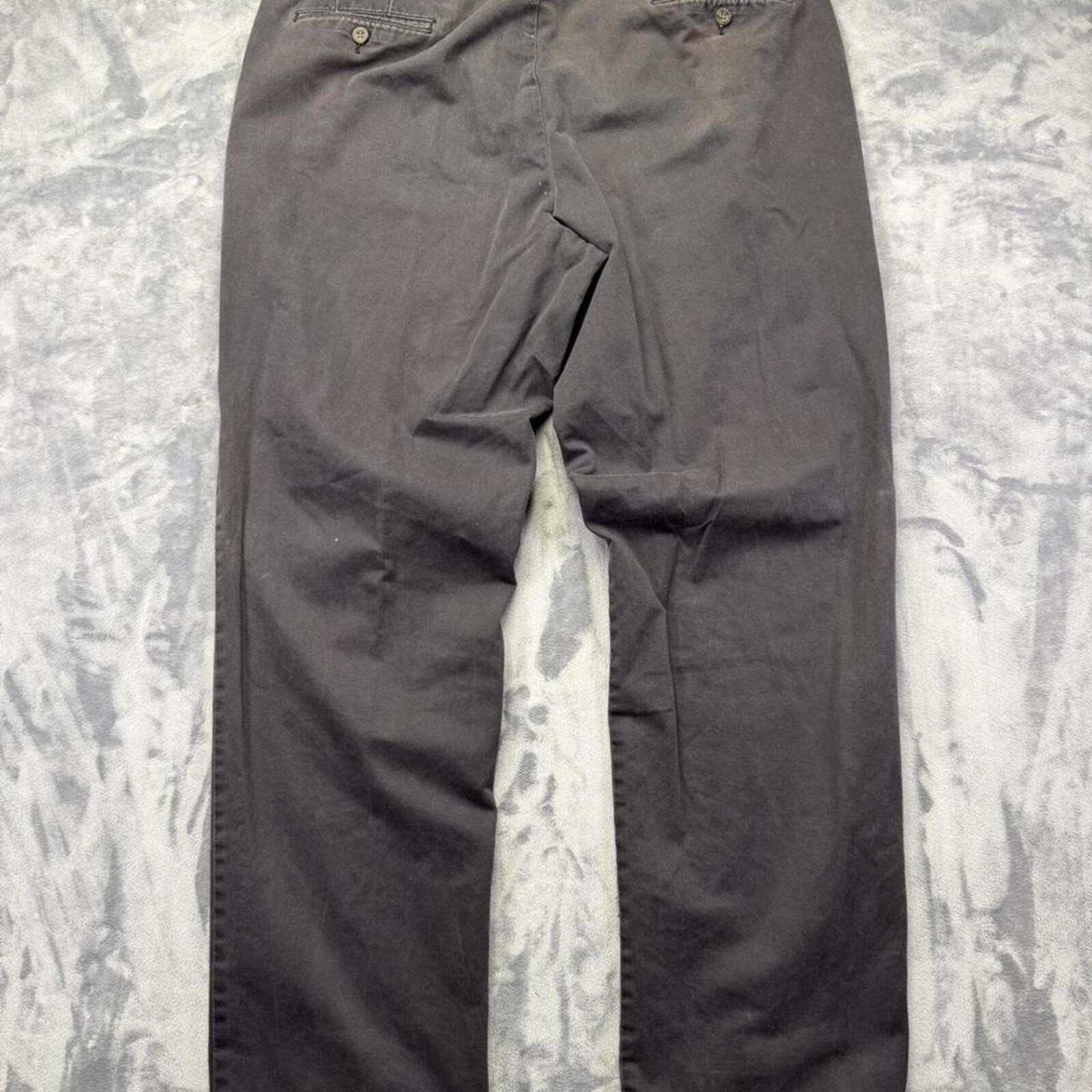 Dockers D4 Relaxed Fit Charcoal Chino Pants 40×36 Vintage Style
