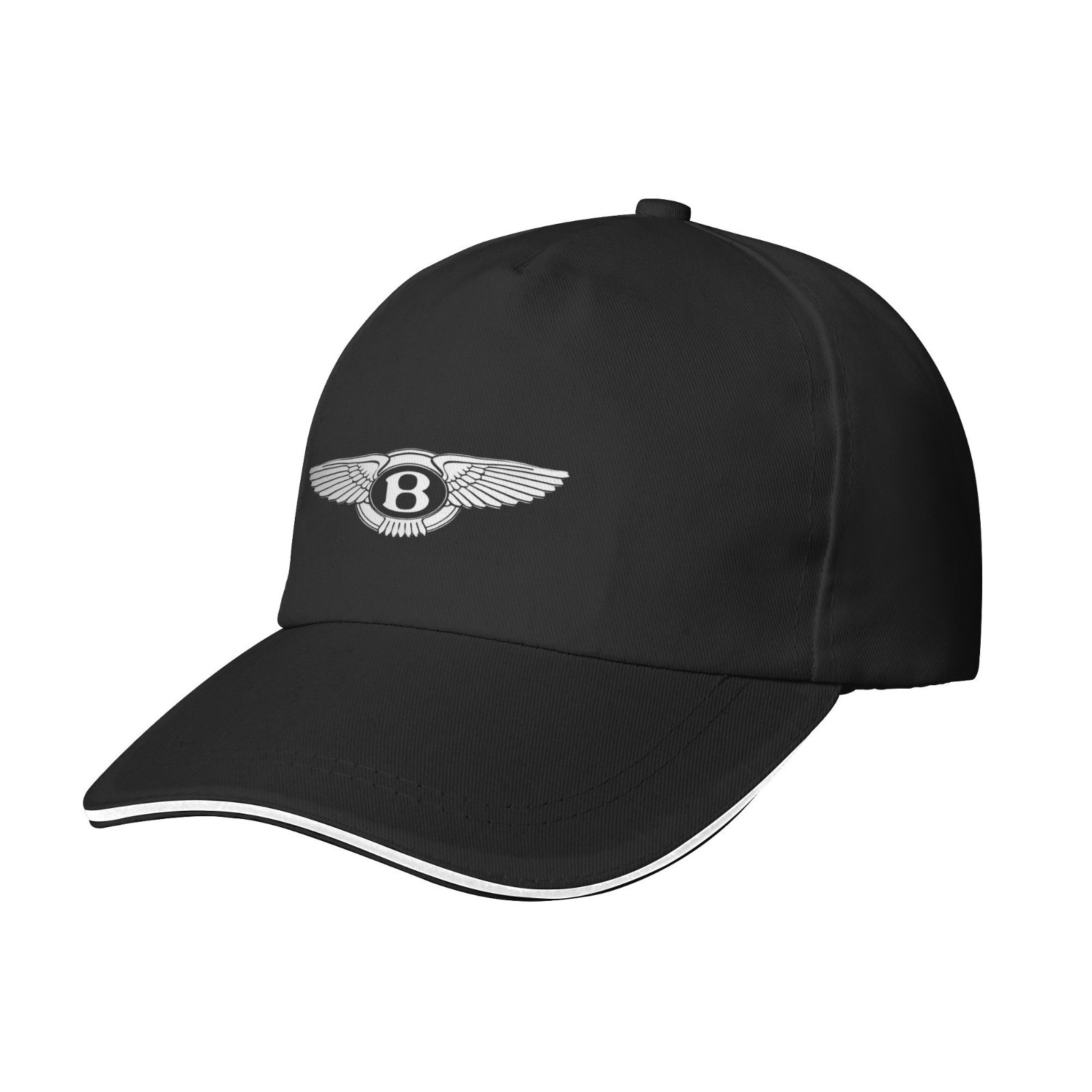 Bentley Sun Hat Classic Adjustable Sports Style Baseball Cap Golf Hat Black