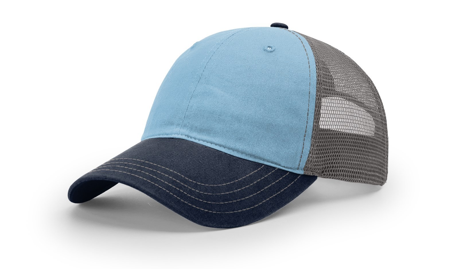 Richardson 111 Garment Washed Snapback Trucker Hat Relaxed Unstructured Cap