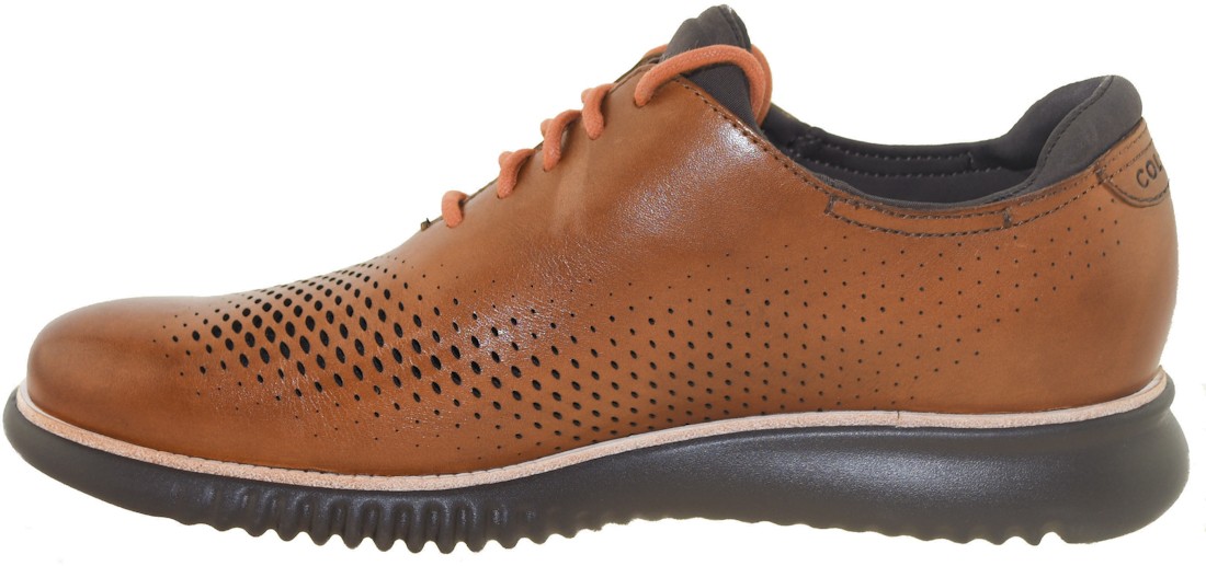 Cole Haan Men’s 2.ZeroGrand Lined Laser Wingtip Oxford Tan Style C25351