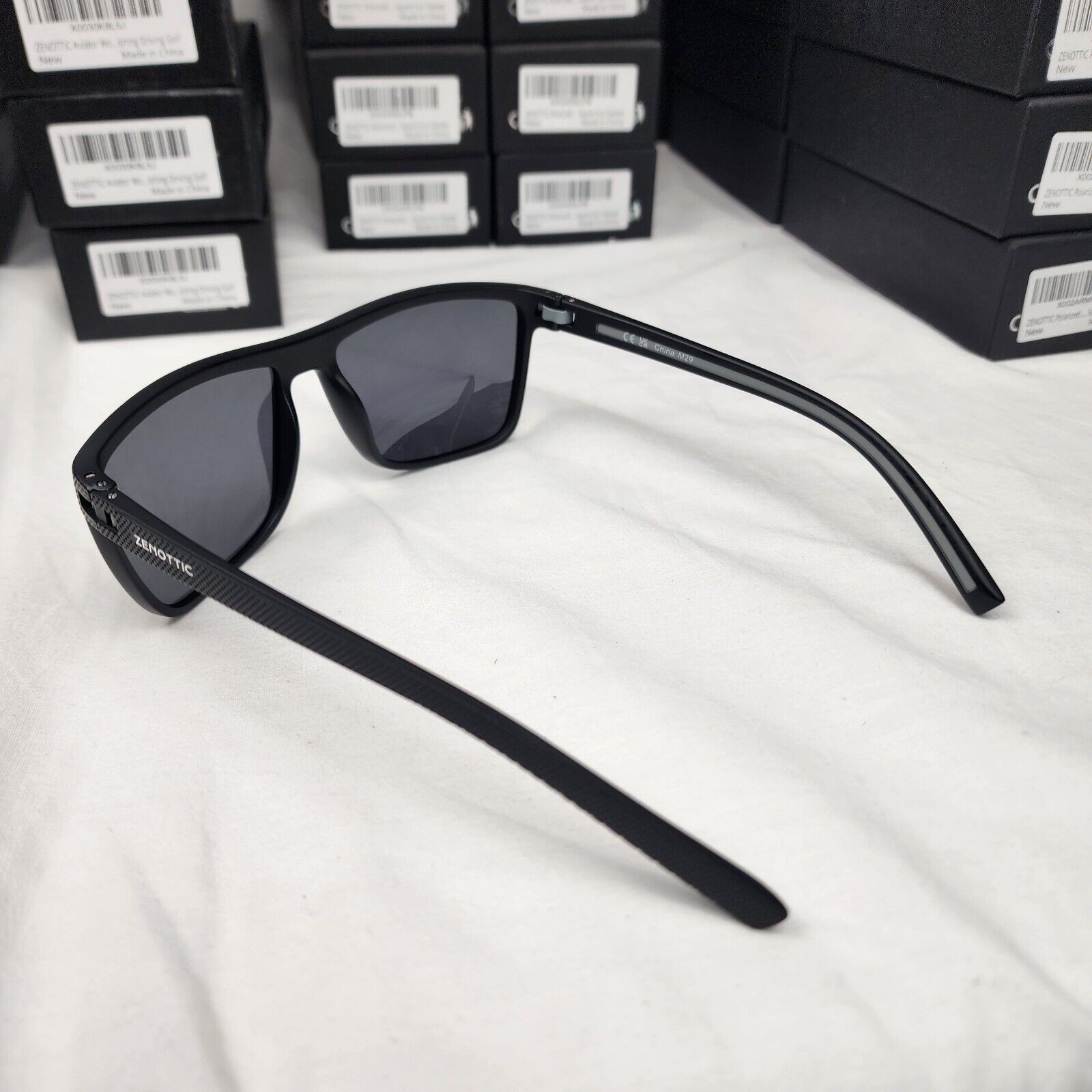 ZENOTTIC Polarized Sunglasses for Men Lightweight UV400 Square Sun Glasses