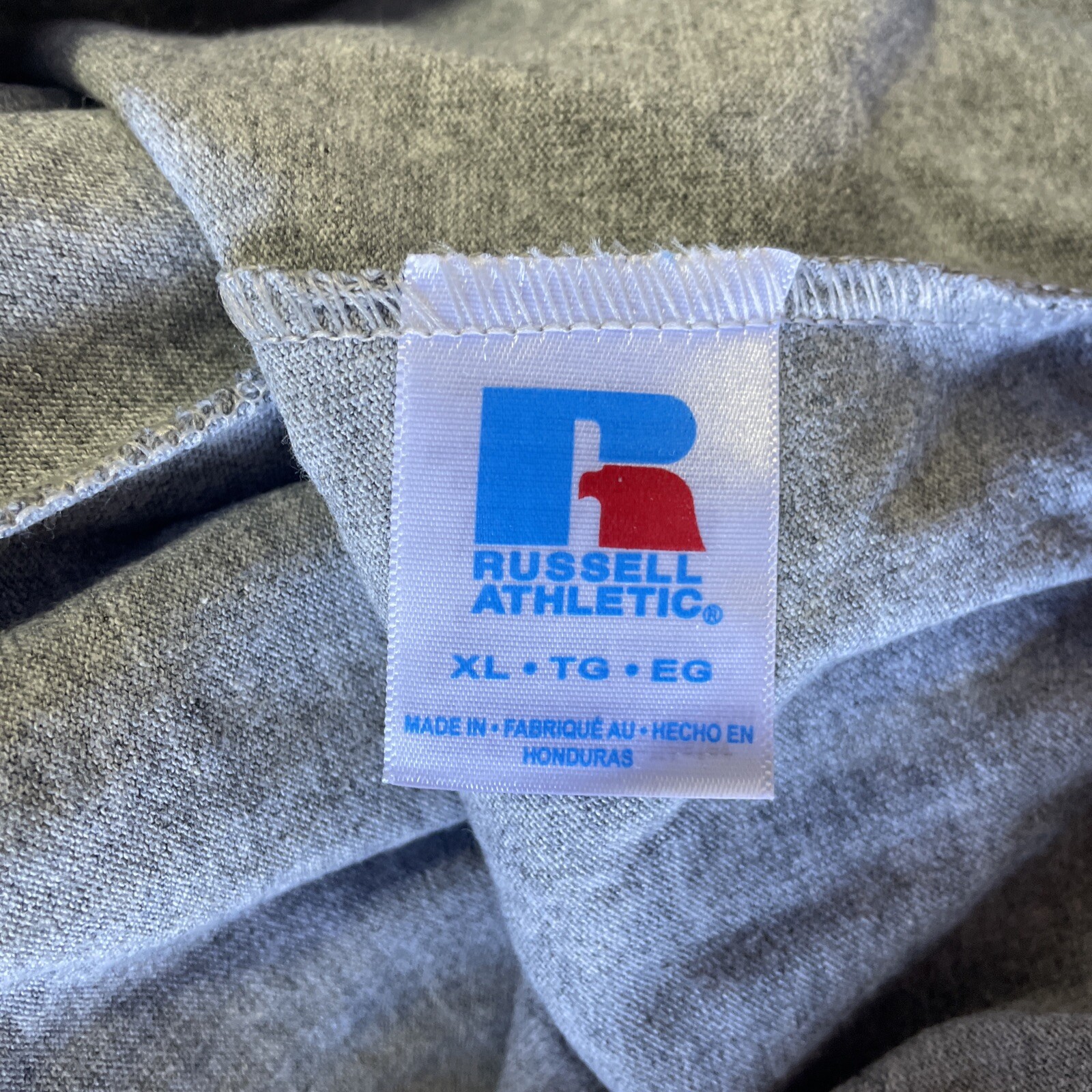 Russell Athletic Cotton Jersey Shorts Pockets 25843M OXFORD GREY XL AB2
