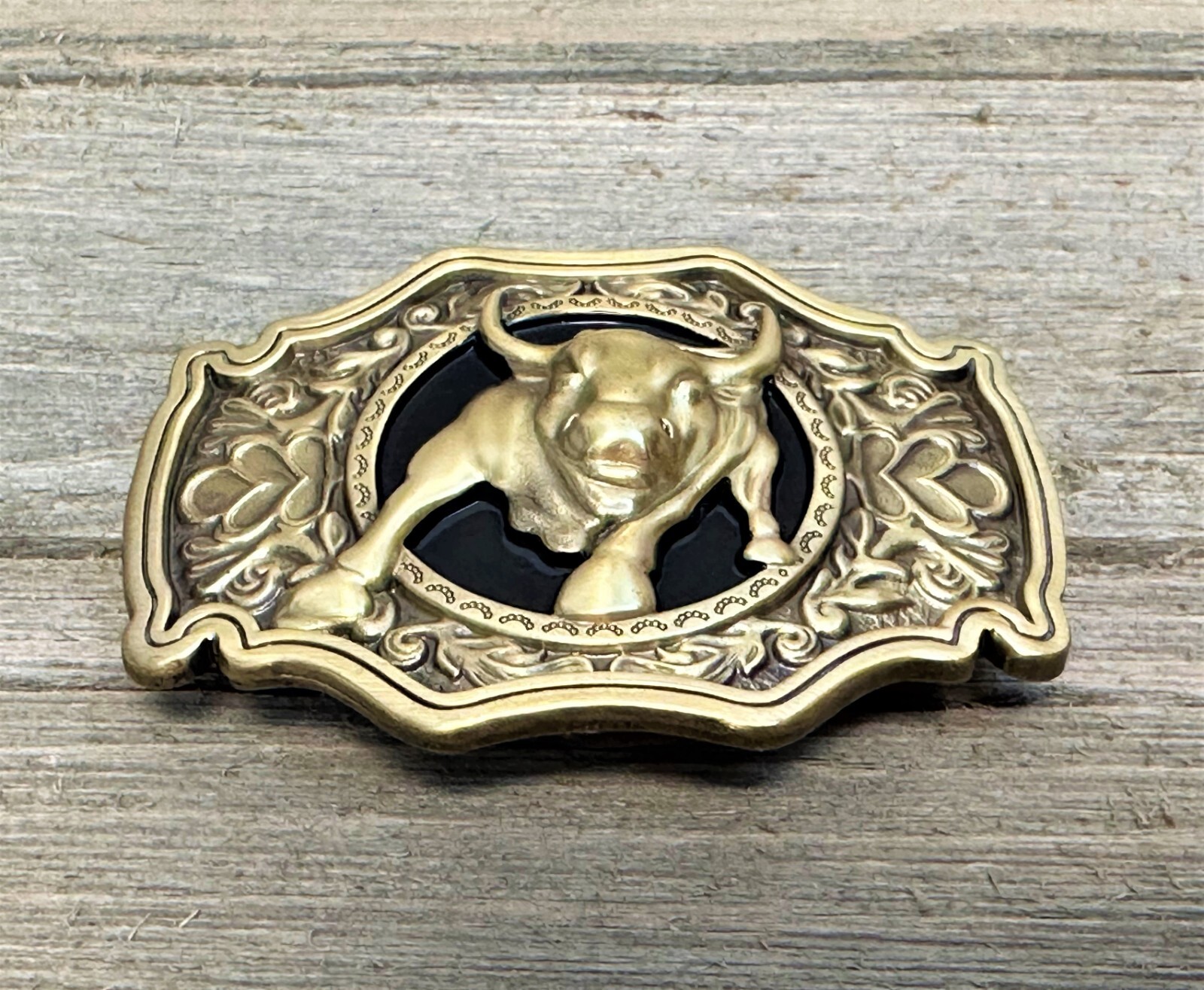 Belt Buckle for Men Western Rodeo Cowboy Solid Brass For Belt 1.5″ (Buckle Only)