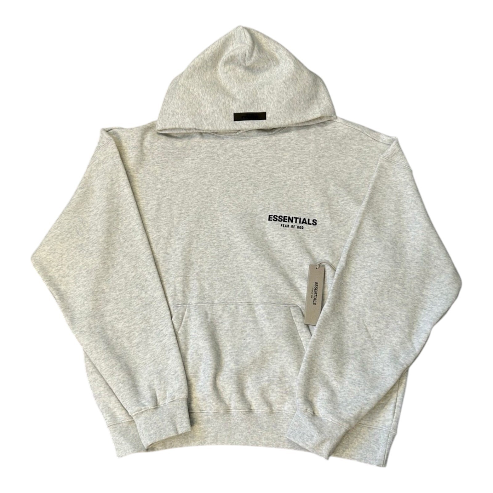 Fear of God Essentials Hoodie SS22 Light Oatmeal Gray – 100% Authentic (XS-XL)