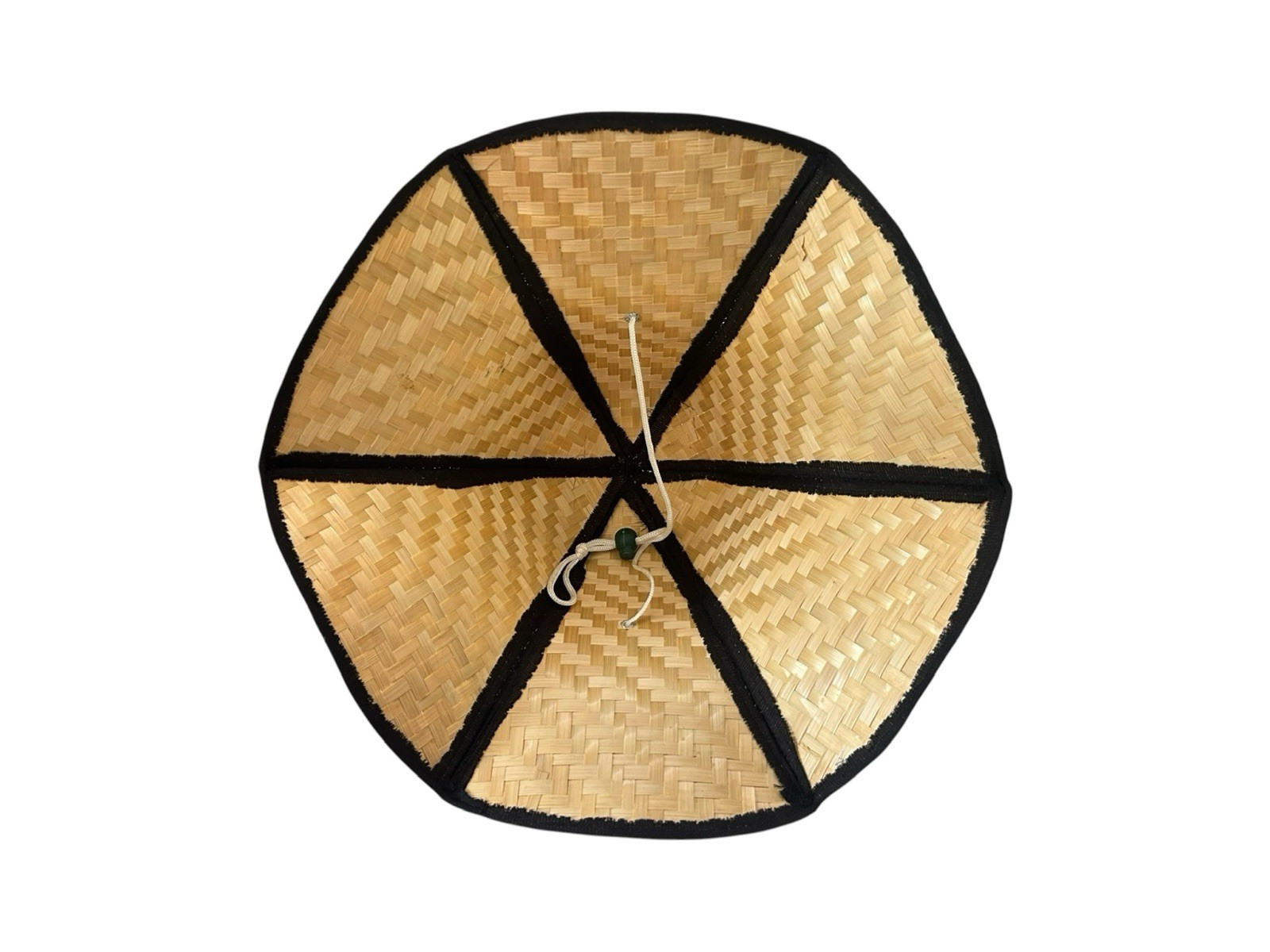 korean foldable straw sun hat adult OSFA deadstock NIP brand new NOS