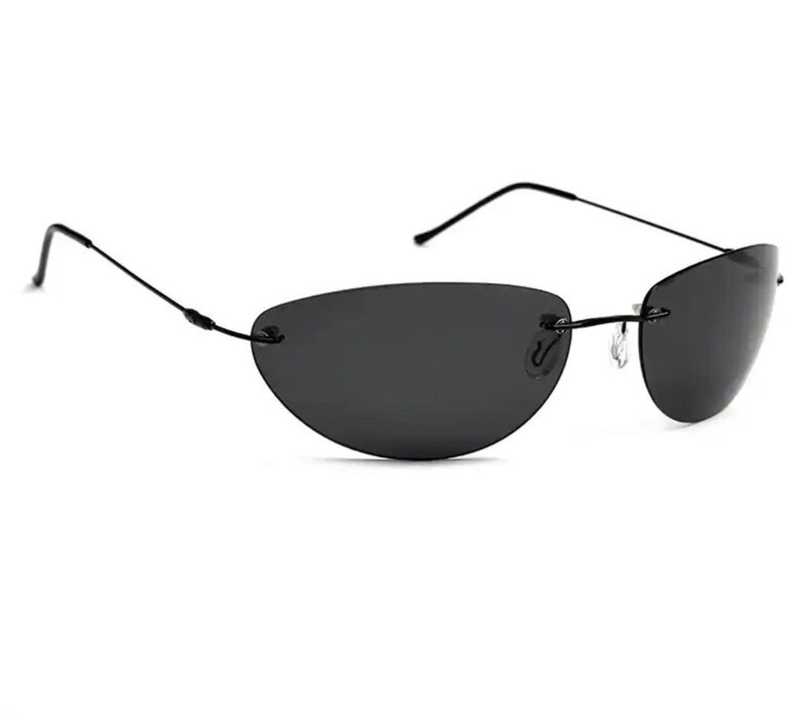 Fashion Cool The Matrix Neo Style Polarized Sunglasses Ultralight Rimless Men