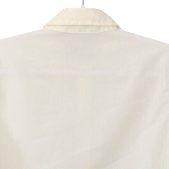 Byc Homme Woman Size XL Long Sleeve Ivory Button-Up Shirt