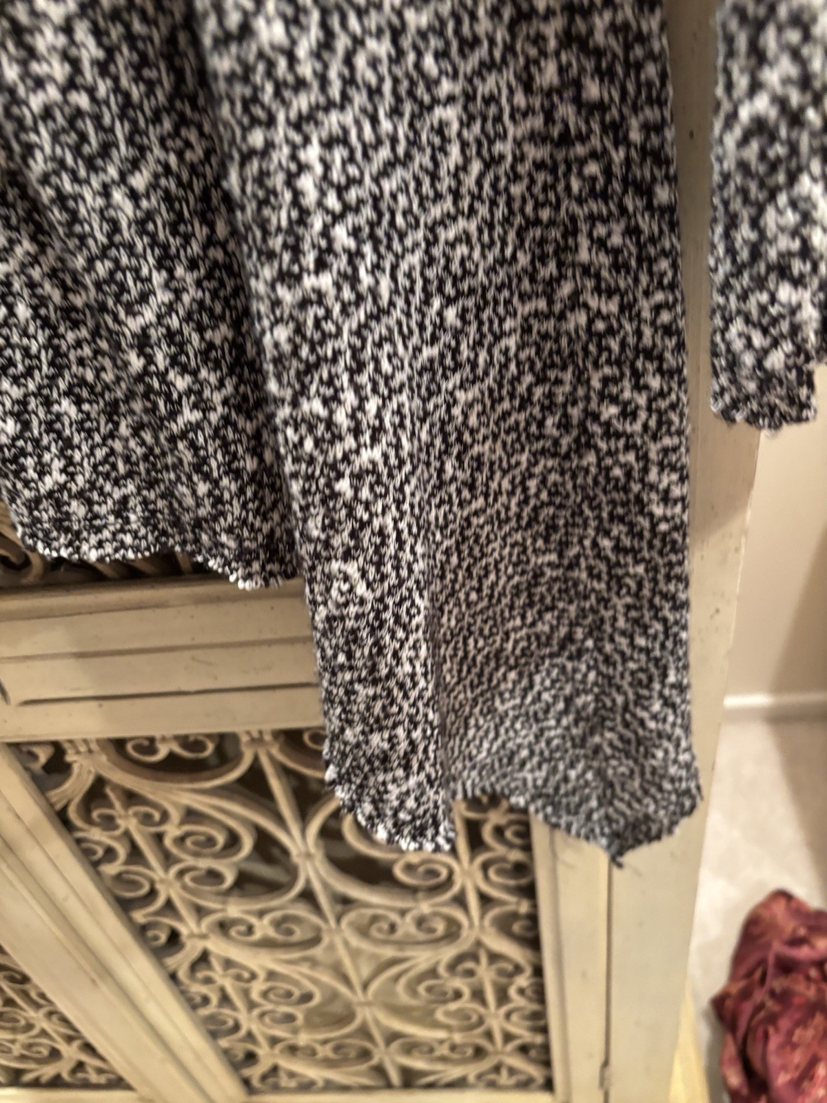 Anthropologie Anama’ Oversized Boho Top Tie Neck Size S Polyester & Spandex
