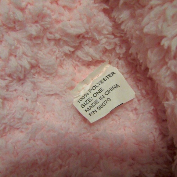 Fluffy Pink Faux Fur Roll Brim Winter Hat, One Size