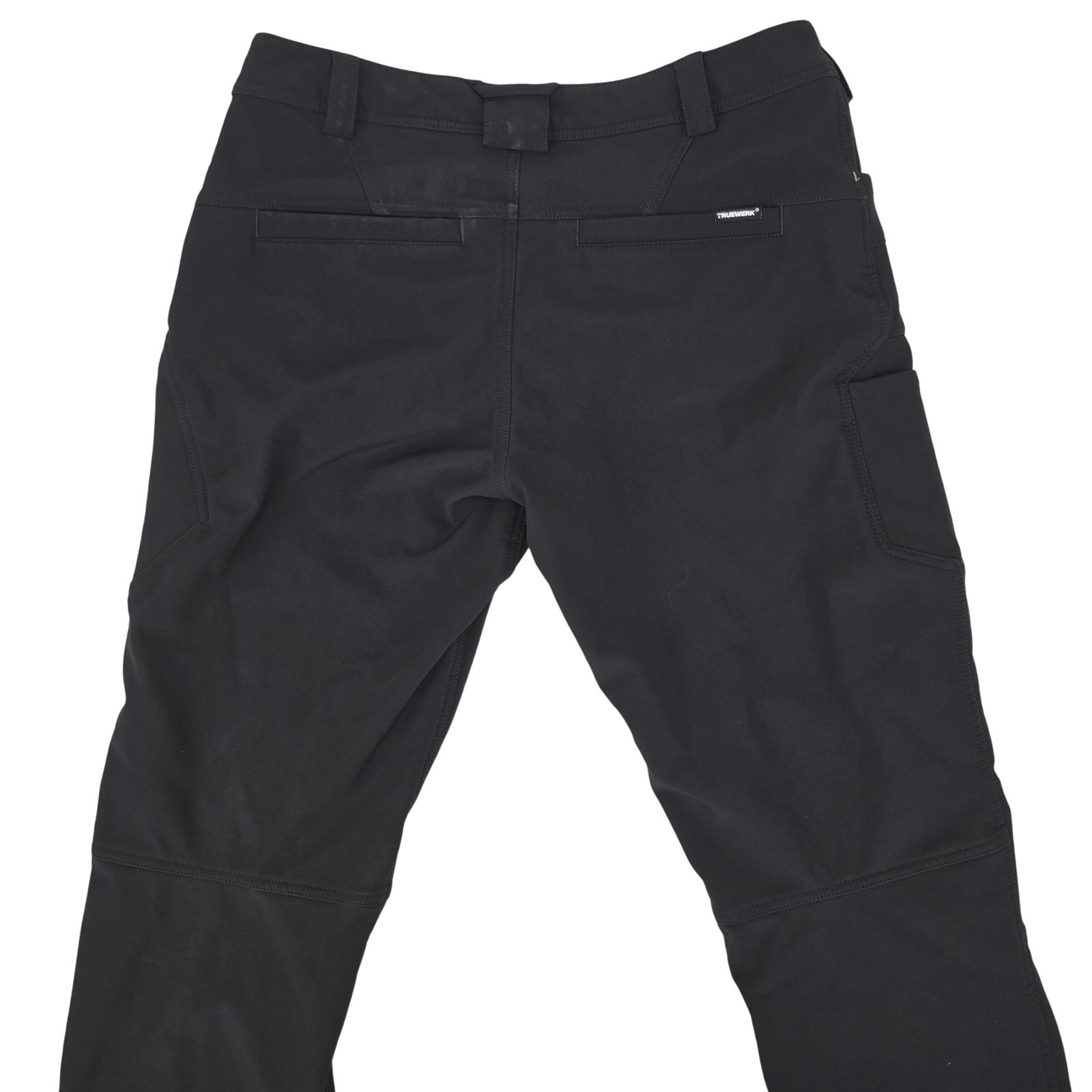 Truewerk T3 Werkpant Men 36 Long Black Fleece Lined Technical Cargo Work Pants