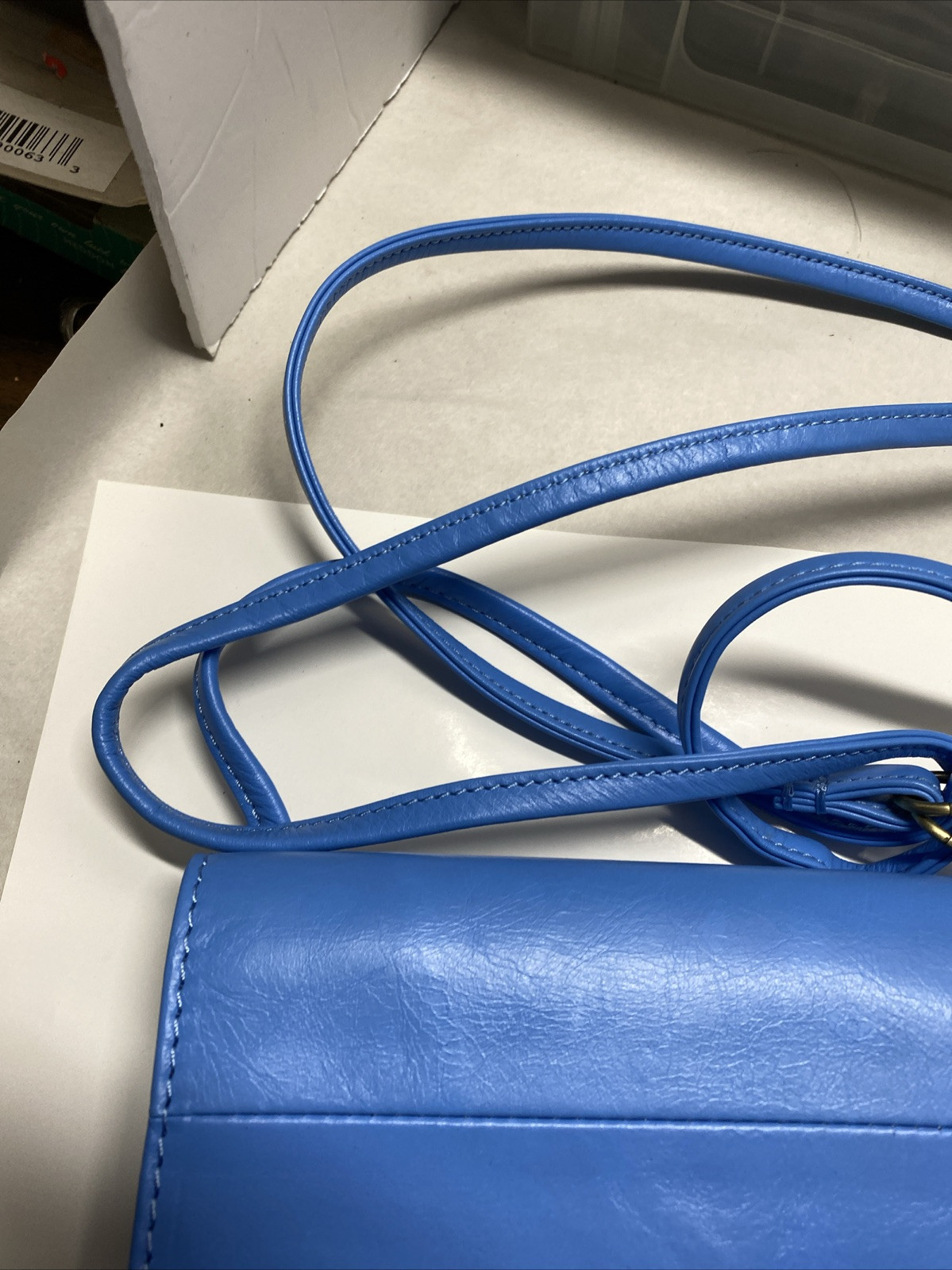 HOBO Jill Wallet Women’s Crossbody Bag Purse in Tranquil Blue
