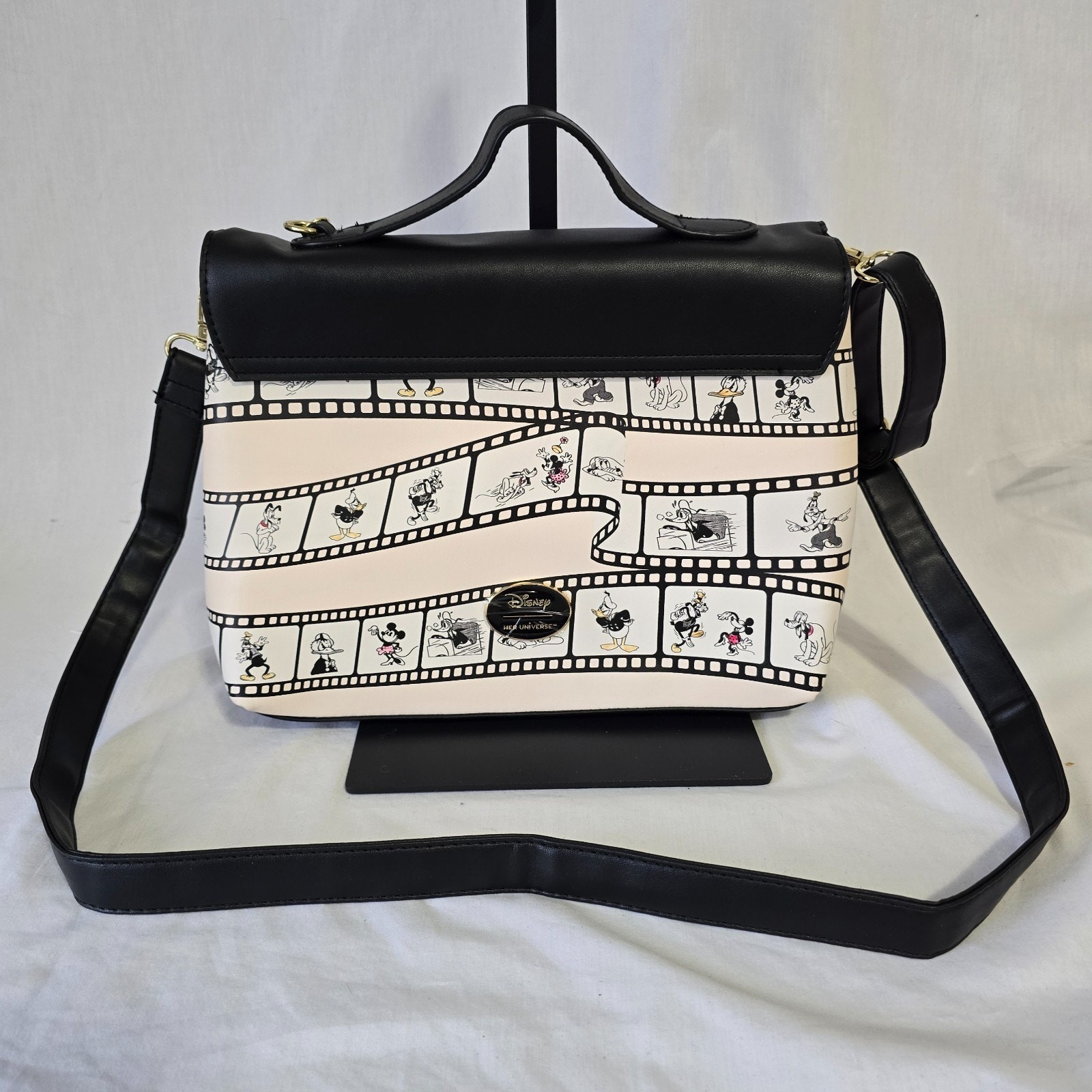 Her Universe Disney 100 Year Anniversary Satchel Mickey Mouse Friends Reel NWOT
