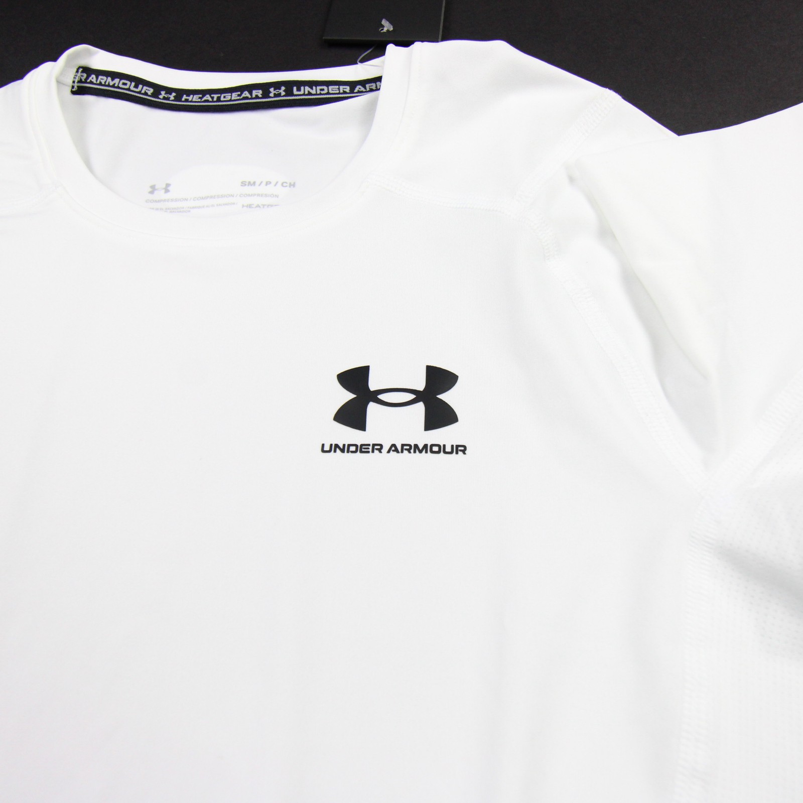Under Armour HeatGear Compression Top Men’s White New with Tags Multiple Sizes