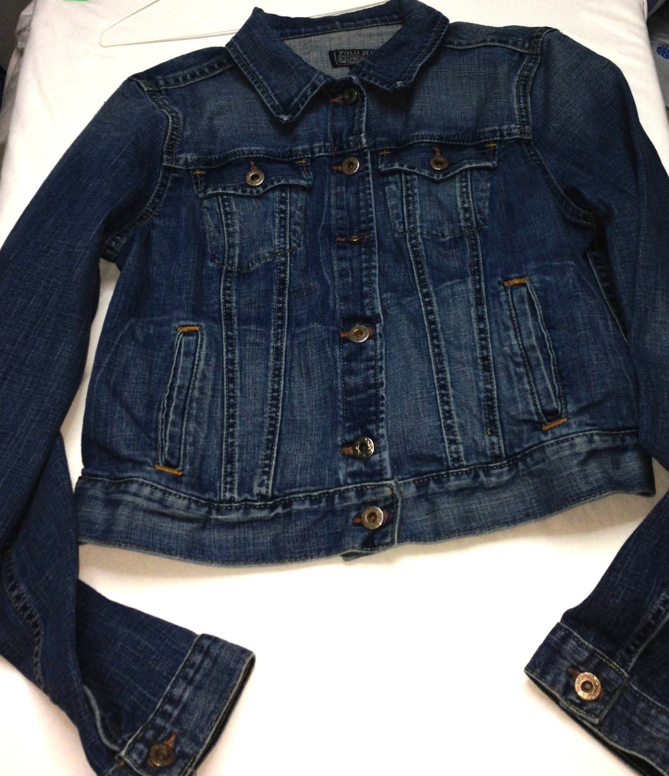 Vintage Polo Ralph Lauren Jeans Co Blue Denim Jacket (Size L)