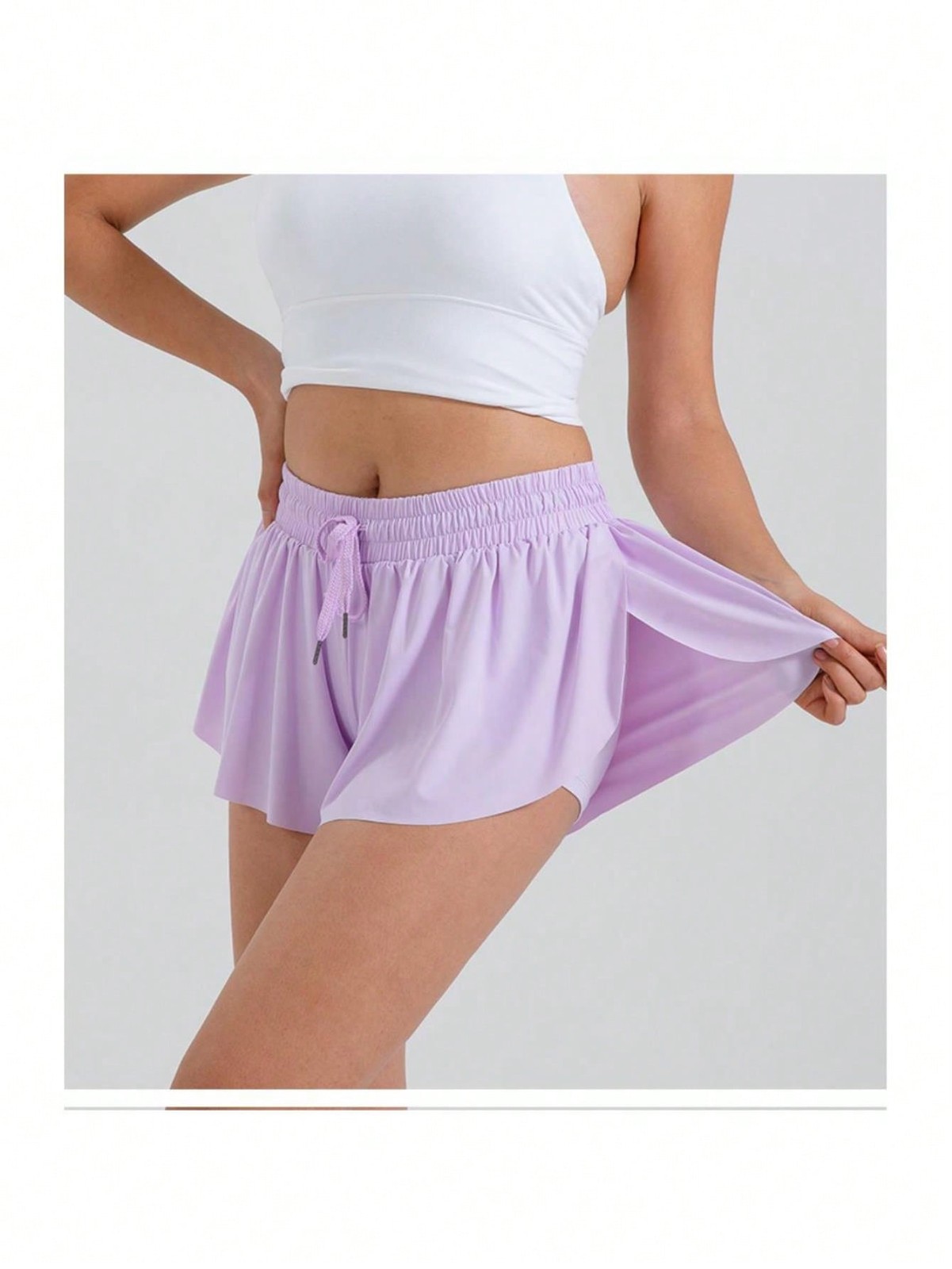 “SALE” Flowy Butterfly High Waisted Athletic Shorts For Women Yoga Gym Tennis
