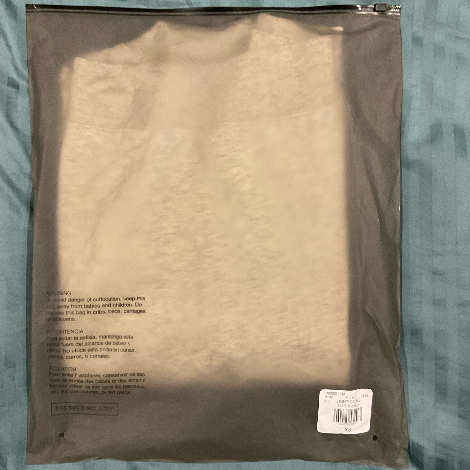 Essentials Fear Of God Sweatshirt Light Oatmeal (Extra Small)