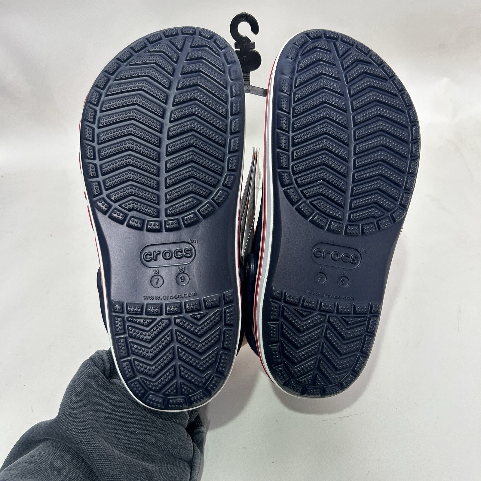 Crocs Bayaband Clogs Navy/Pepper 205089-4CC Men’s 7/Women’s 9 New