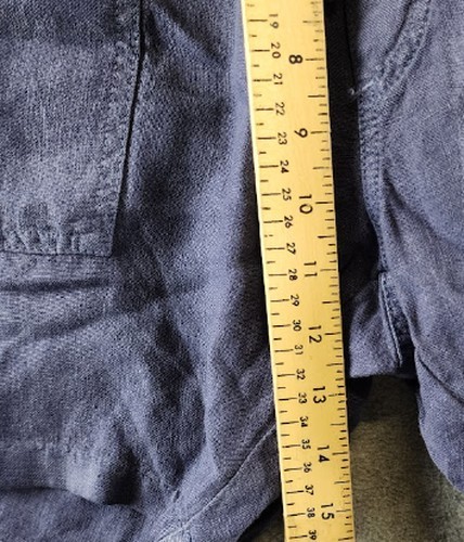 The Men’s Store at Bloomingdale’s Solid Linen 7″ Shorts Men’s 34 Navy Pull On