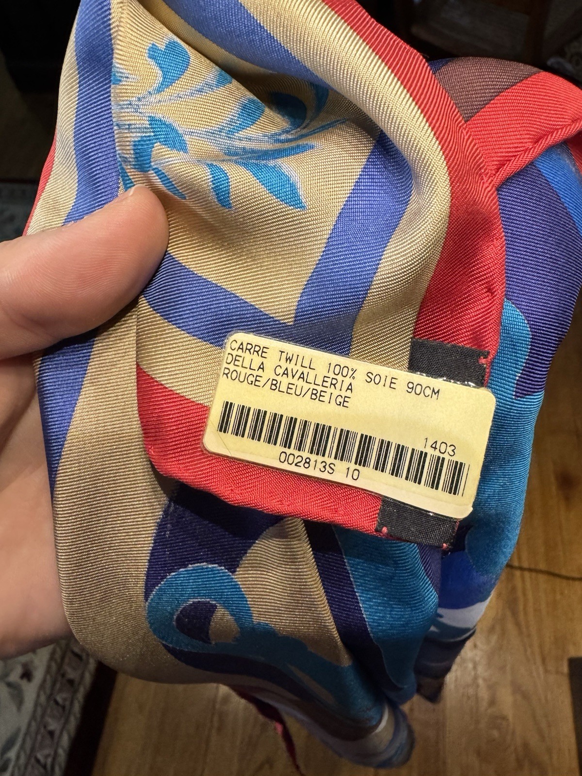 Hermes Della Cavalleria Silk Scarf 90