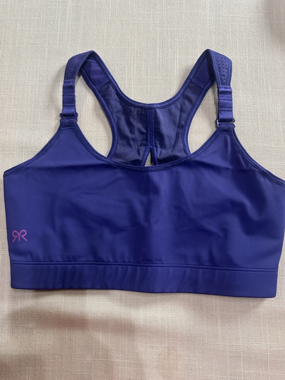 Ruby Ribbon Sport Demiette Bra Style 1905 Full Support Wire Free Sz32
