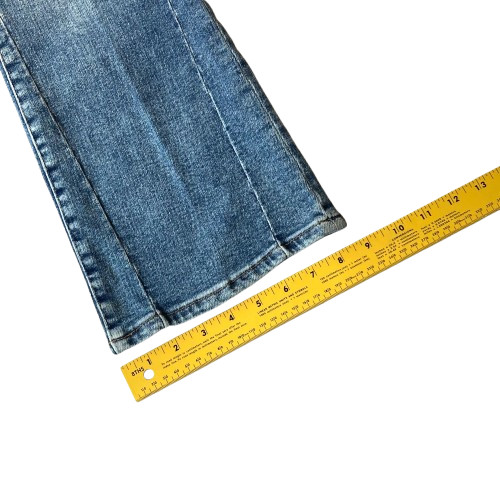 Good American Good Legs Crop Mini Boot Jeans Skinny Fit Womens 4 Indigo 917 NWT