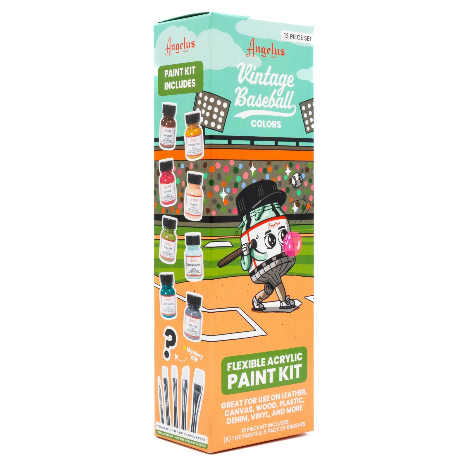 Angelus Waterproof Acrylic Leather Paint Kit 13-Piece – Sneaker Shoe Custom