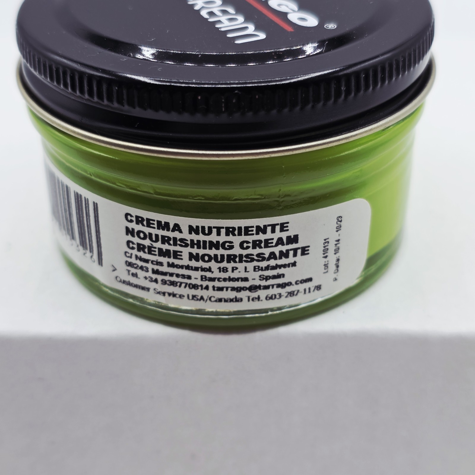 Tarrago Shoe Polish # 32 Spinach Green Cream Leather Protector 1.76 oz 50ml Boot