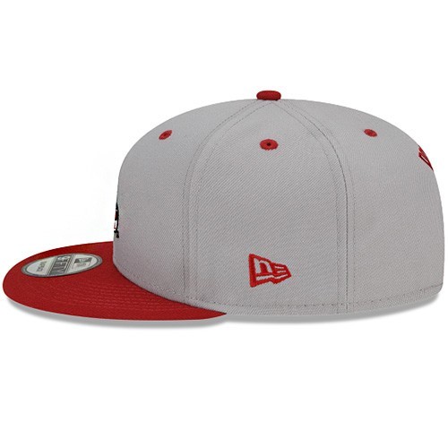 New Era Alabama Crimson Tide Snapback Hat NCAA Gray Burgundy 2 Tone Color Cap