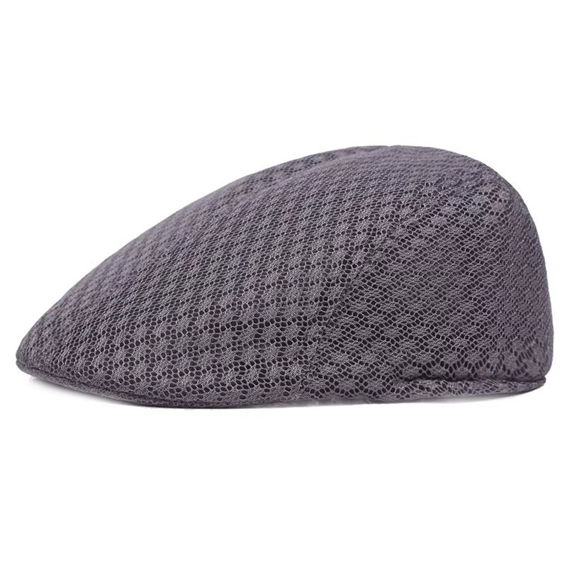 Men’s Mesh Summer Hat Newsboy Beret Gatsby Cap Ivy Hat Golf Sun Flat Cabbie US