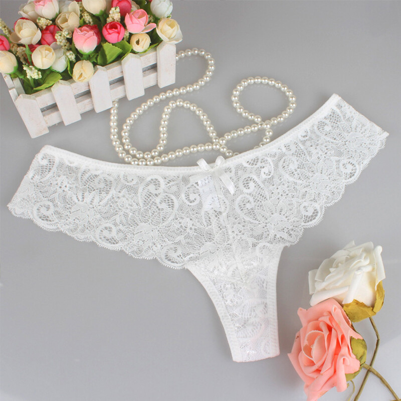 6 Packs Lot Womens Sexy Lace Panties Thongs G-String Briefs Lingeries Underwear