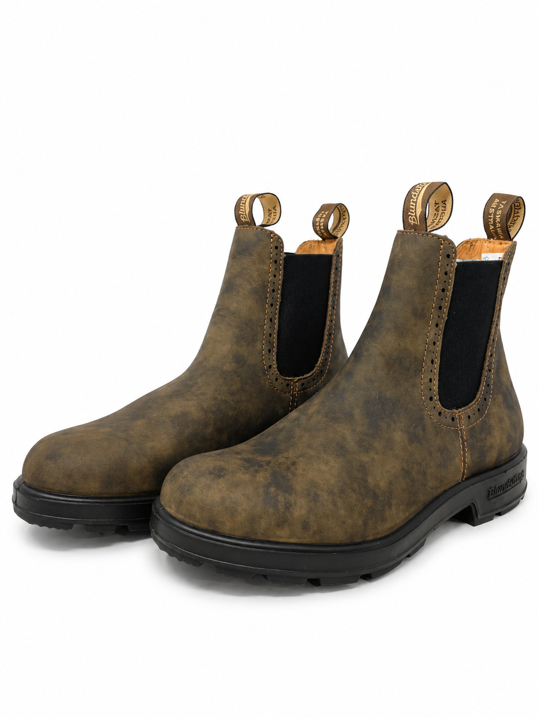 BLUNDSTONE 1351 RUSTIC BROWN CHELSEA BOOTS NEW UNISEX MULTIPLE SIZES