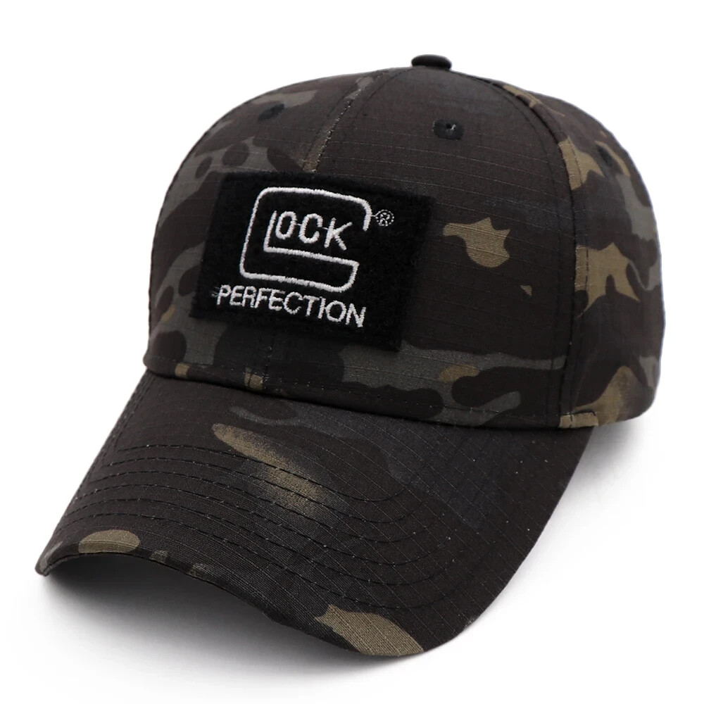 GLOCK PERFECTION CAPS. 10 COLOR CHOICES. BRAND NEW. RETAIL TAGS STILL ON HATS.