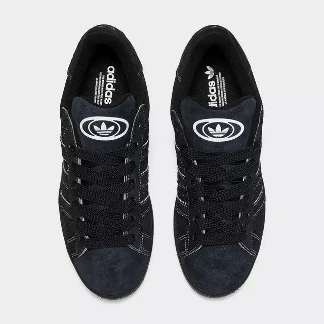 Adidas Campus 00s Core Black White Stitching Men’s Sports Sneaker JP9424