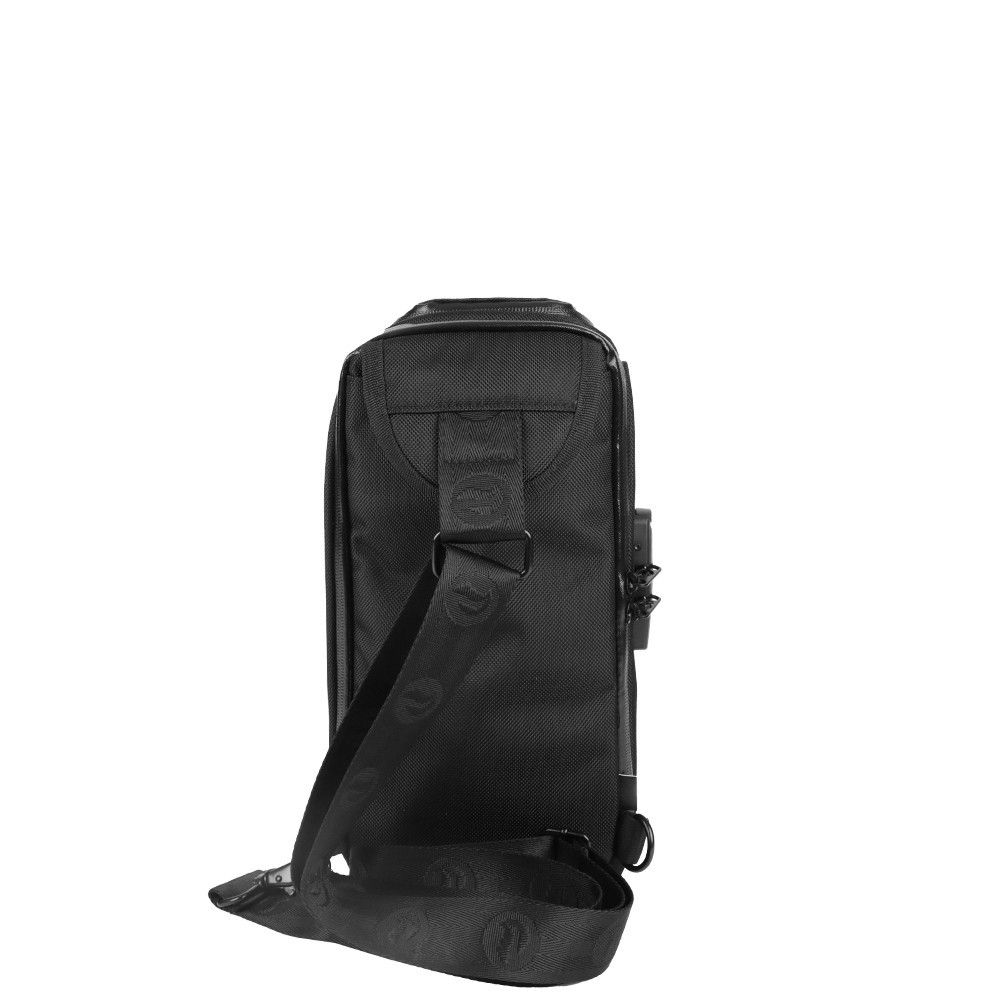 Skunk ECLIPSE Smell Proof Cross Body Weather Proof Backpack BLACK CANVAS