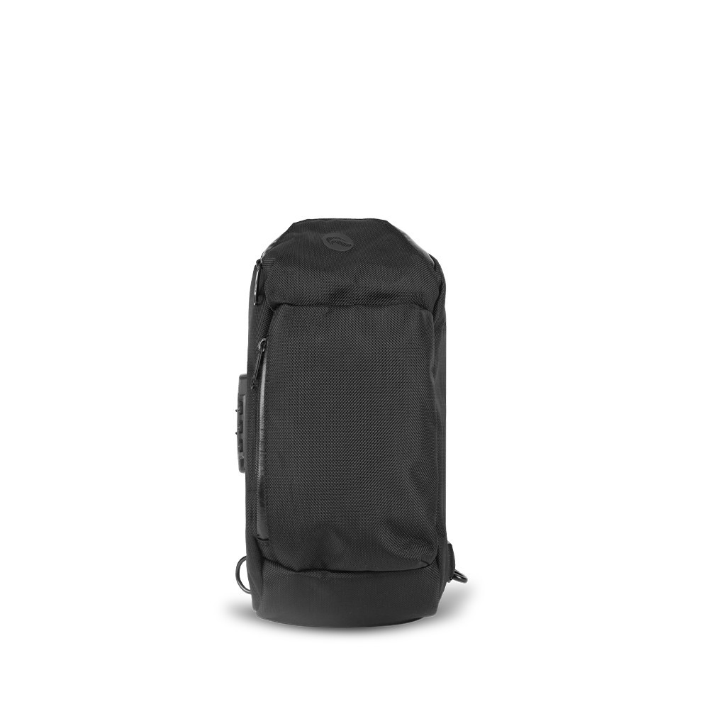 Skunk ECLIPSE Smell Proof Cross Body Weather Proof Backpack BLACK CANVAS