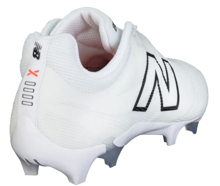 New Balance BurnX4 Low LX Men’s Lacrosse Cleat-White/Gray Many Sizes Available