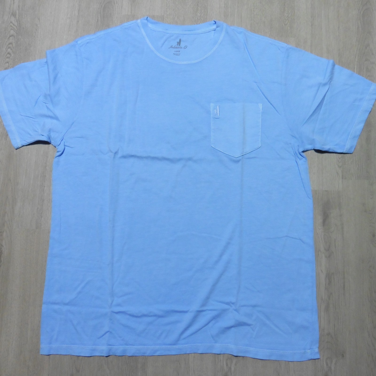 JOHNNIE-O Mens L XL T SHIRT DALE 2.0 SHORT SLEEVE GOLF TEE NAVY MALIBLU BANDANA