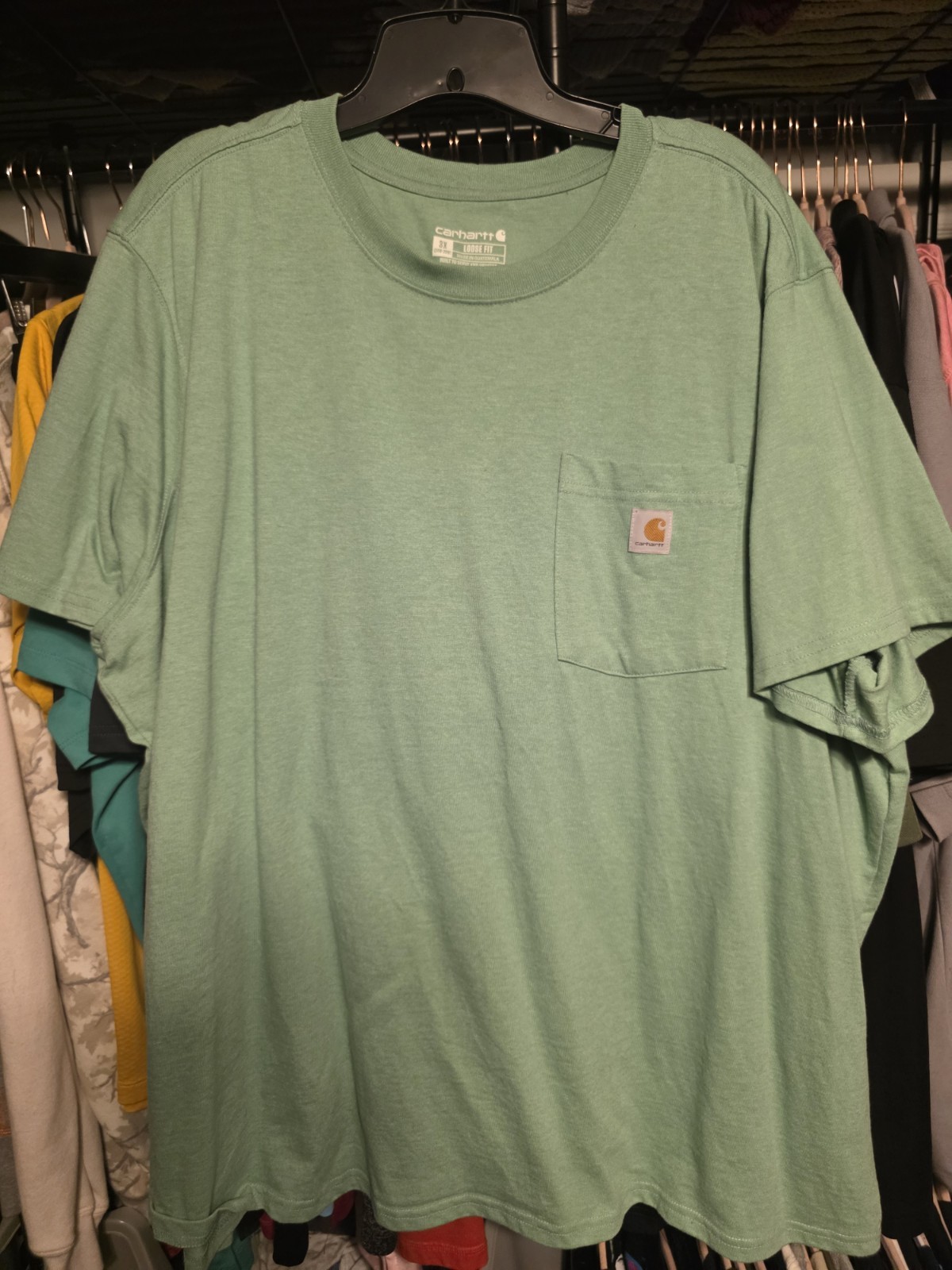 Carhartt Womens Plus Loose Fit 3X Pocket Tees Sold As A LOT Of 5