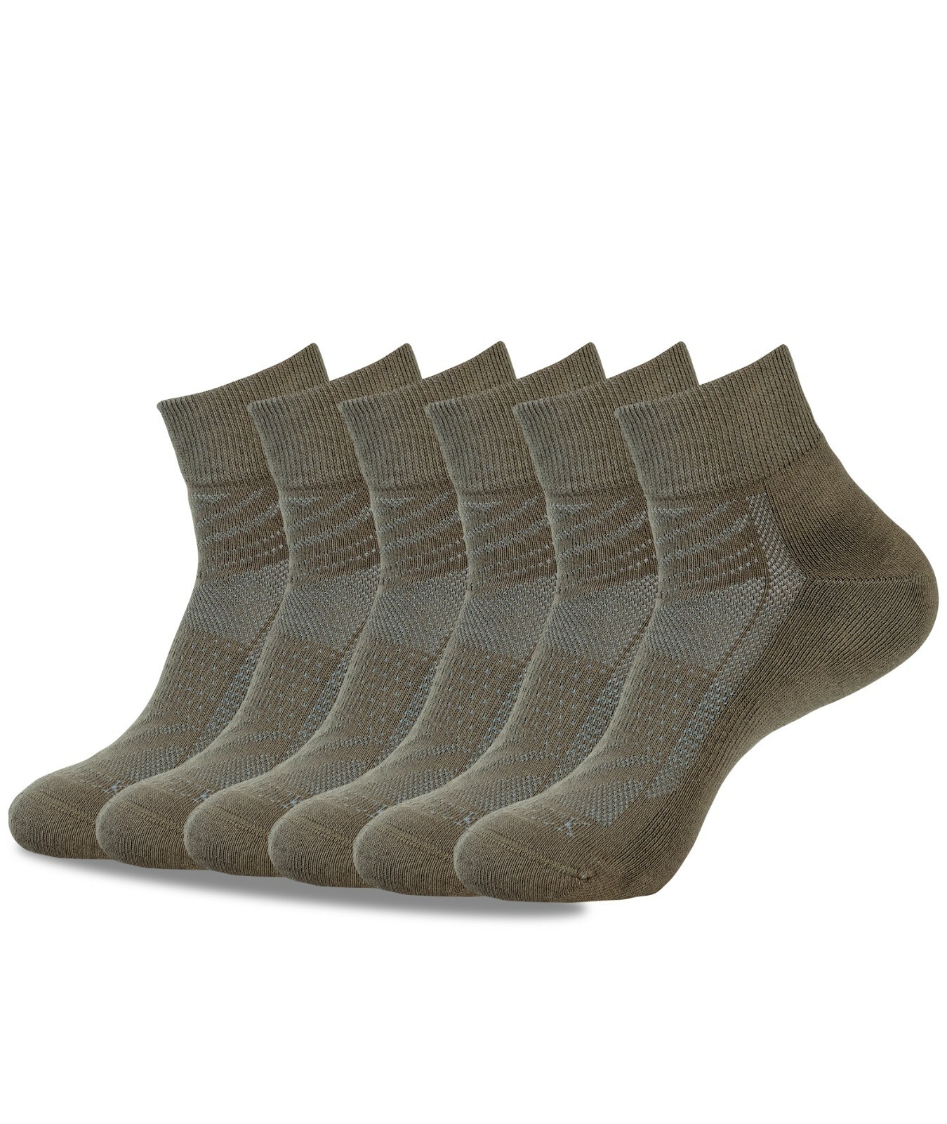6 PAIR QUARTER CREW SOCKS ANKLE LOW CUT SUPER SOFT CUSHIONED COTTON ALL SIZES