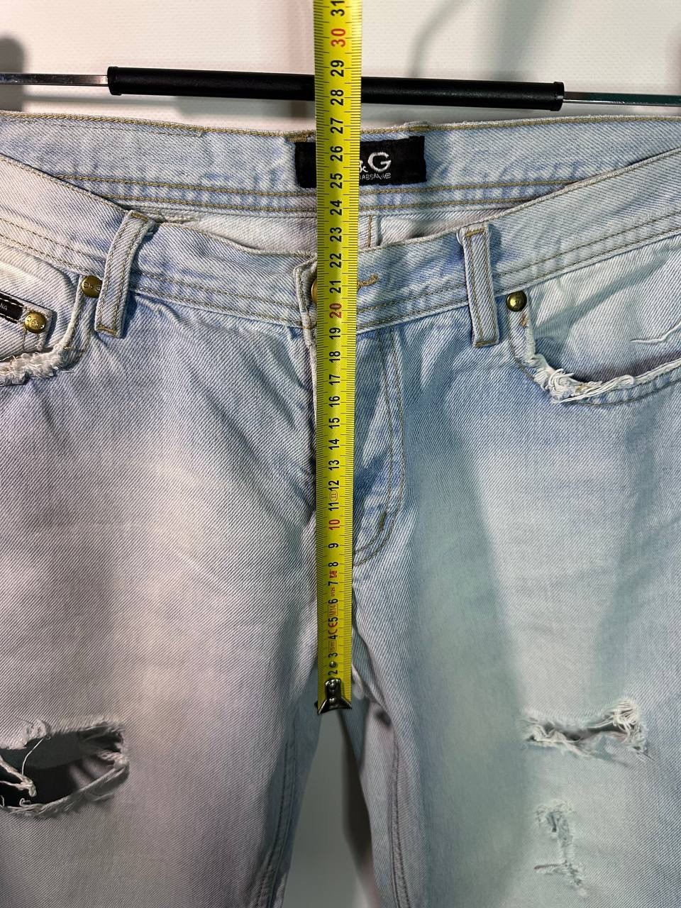 Vintage D&G Dolce Gabbana Ripped Destroyed Jeans Grunge Cult Denim Itierre 28
