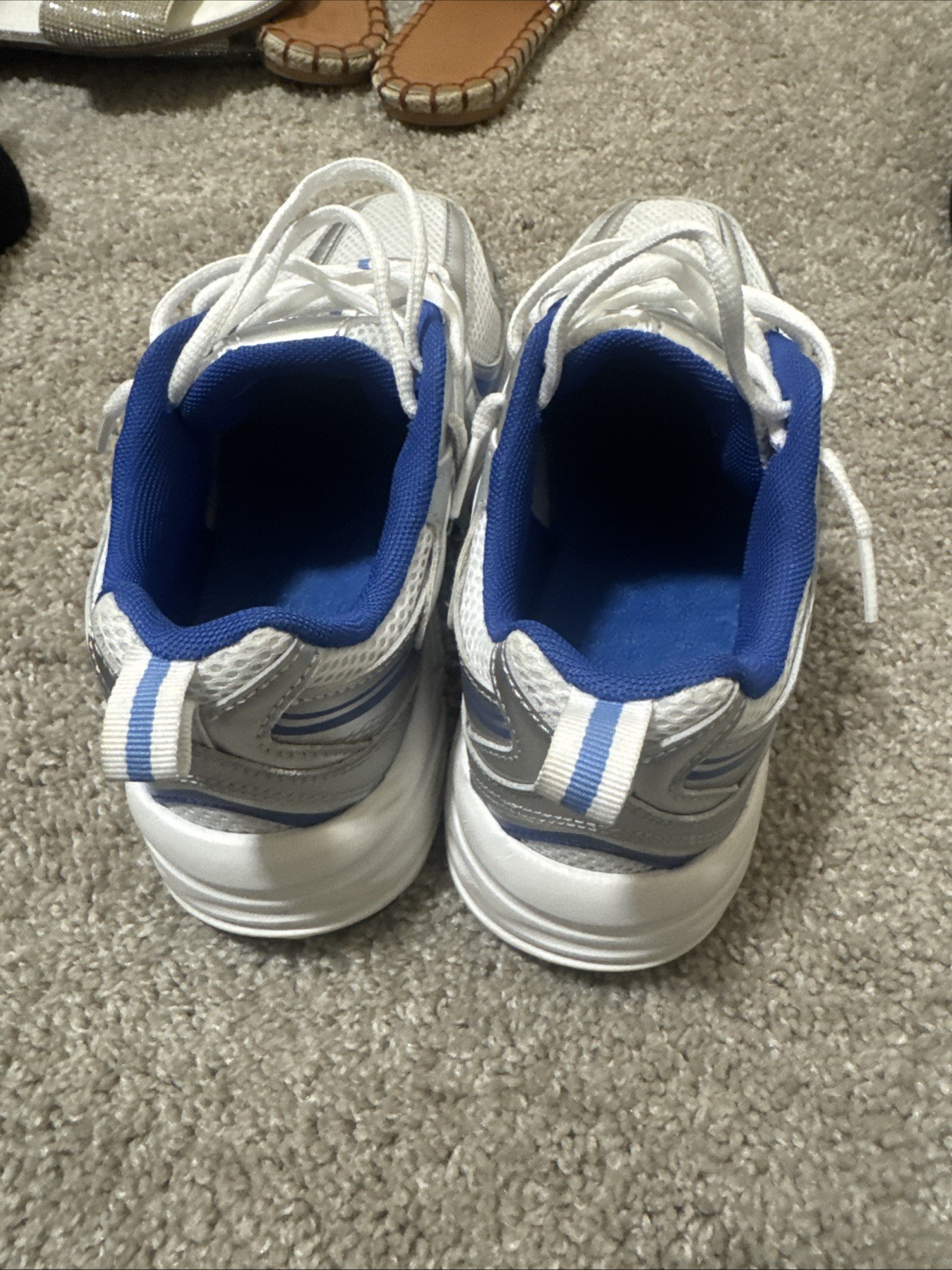 Avia 5000 Women’s Shoes Size 6.5 Breathable,Blue/White